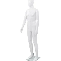 New FinePRICE Aidon kokoinen miesmallinukke lasijalustalla 185cm