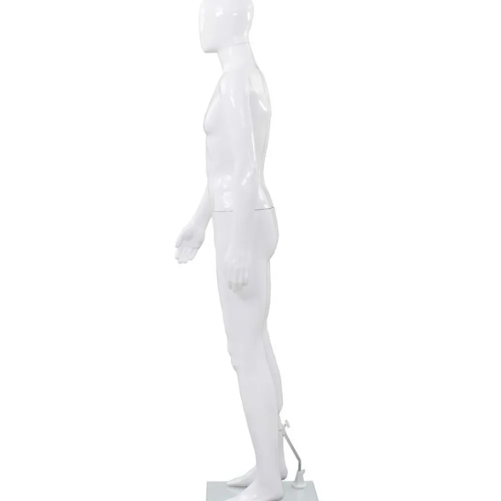 New FinePRICE Aidon kokoinen miesmallinukke lasijalustalla 185cm