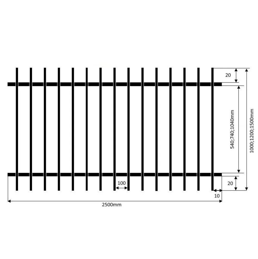 Outlet AB Polar Aitaelementti 1500 x2500 mm