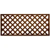 Clearance Tammiston puu Aitaelementti Lehto A06R 1800x800 mm vinoristikko ruskea