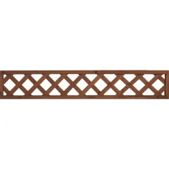 Sale Tammiston puu Aitaelementti Lehto A62R 1800x300 mm vinoristikko ruskea