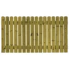 Clearance Tammiston puu Aitaelementti Nummi Lux A58 2000x1100 mm pystylauta 21 mm hienosahattu vihreä