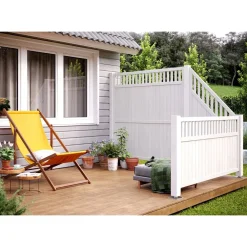 Online Palmako Aitaelementti Elke 4 90x180 cm valkoinen 5 kpl/pkt