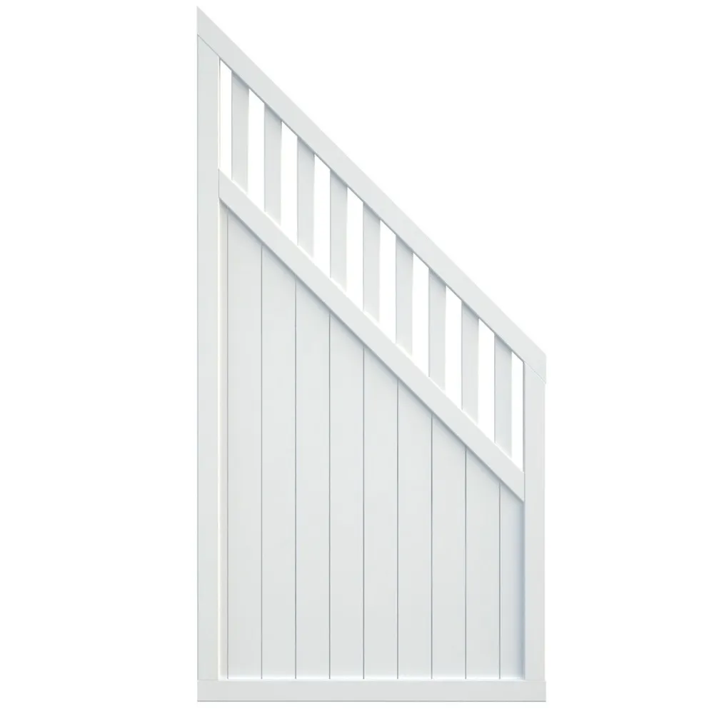 Outlet Palmako Aitaelementti Elke 3 180/90x90 cm valkoinen 5 kpl/pkt