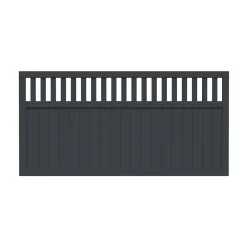 Online Palmako Aitaelementti Elke 4 90x180 cm harmaa 5 kpl/pkt
