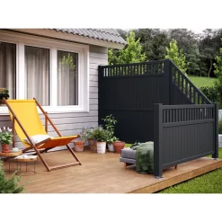Online Palmako Aitaelementti Elke 4 90x180 cm harmaa 5 kpl/pkt
