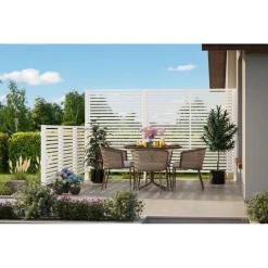 Clearance Palmako Aitaelementti Line WTPNT 1180x1735mm valkoinen, 8kpl/pkt