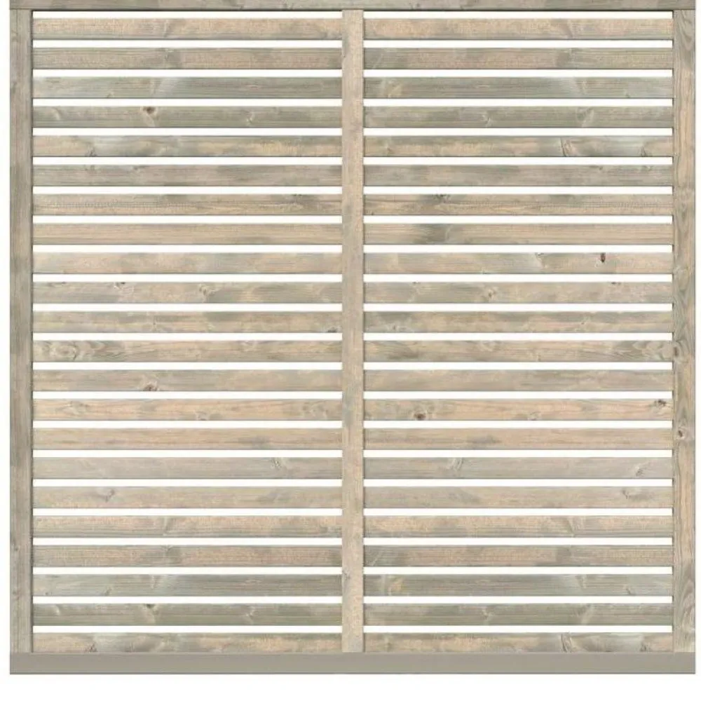 Best Palmako Aitaelementti Nina1 GYVPI 1800x1800mm painekyllästetty harmaa, 5kpl/pkt
