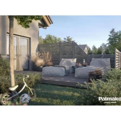 Online Palmako Aitaelementti Nina6 GYVPI 1800x1500mm painekyllästetty harmaa, 5kpl/pkt