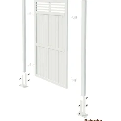 Online Palmako Aitaelementti Nina4 WTPNT 1800x900mm valkoinen, 5kpl/pkt