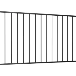 Hot FinePRICE Aitapaneeli jauhemaalattu teräs 1.7x0.75m musta