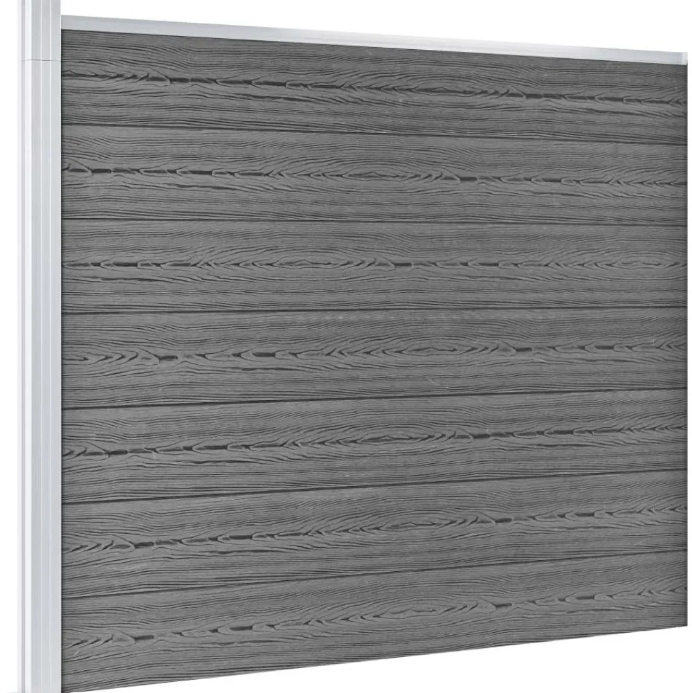 Discount FinePRICE Aitapaneelisarja WPC 353x146 cm harmaa