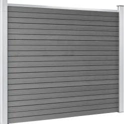 Discount FinePRICE Aitapaneelisarja WPC 353x146 cm harmaa