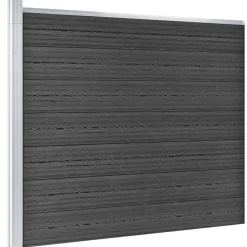 Outlet FinePRICE Aitapaneelisarja WPC 699x146 cm harmaa