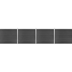 Outlet FinePRICE Aitapaneelisarja WPC 699x146 cm harmaa