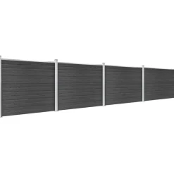 Outlet FinePRICE Aitapaneelisarja WPC 699x146 cm harmaa
