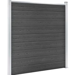 Outlet FinePRICE Aitapaneelisarja WPC 353x186 cm musta