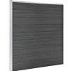 New FinePRICE Aitapaneelisarja WPC 1737x186 cm musta