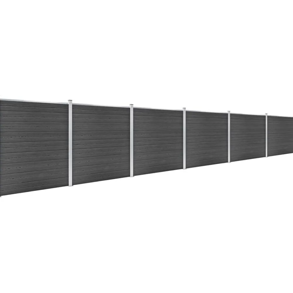Online FinePRICE Aitapaneelisarja WPC 1045x186 cm musta