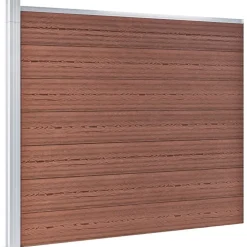 Discount FinePRICE Aitapaneelisarja WPC 699x146 cm ruskea
