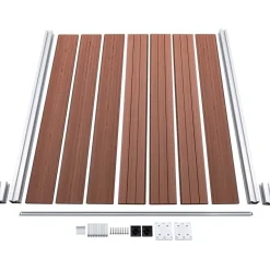 Clearance FinePRICE Aitapaneelisarja WPC 872x146 cm ruskea