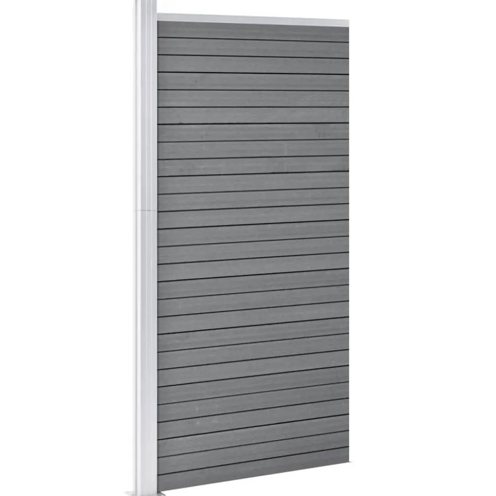 Outlet FinePRICE Aitapaneeli WPC 95x186 cm musta