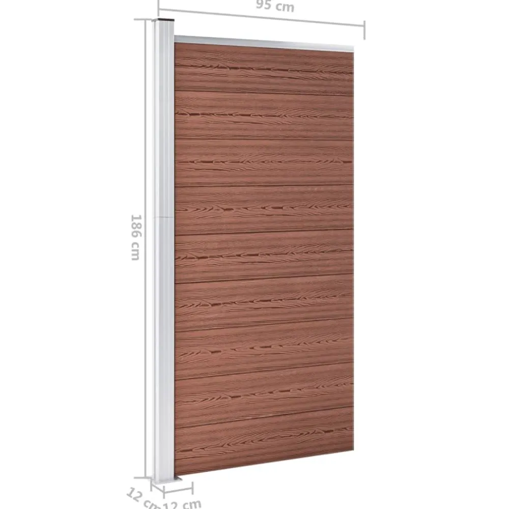 Outlet FinePRICE Aitapaneeli WPC 95x186 cm musta
