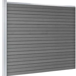 New FinePRICE Aitapaneeli WPC 175x146 cm musta