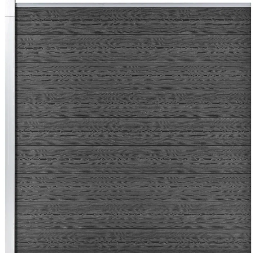 Clearance FinePRICE Aitapaneeli WPC 175x186 cm musta