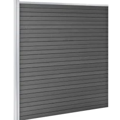 Clearance FinePRICE Aitapaneeli WPC 175x186 cm musta