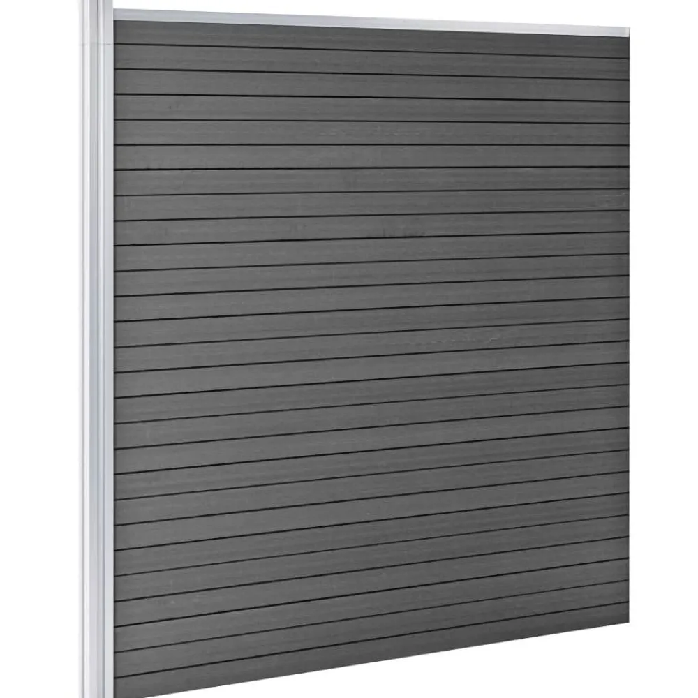 Clearance FinePRICE Aitapaneeli WPC 175x186 cm musta