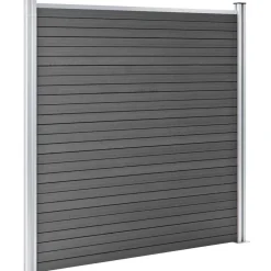 Outlet FinePRICE Aitapaneeli WPC 180x186 cm musta