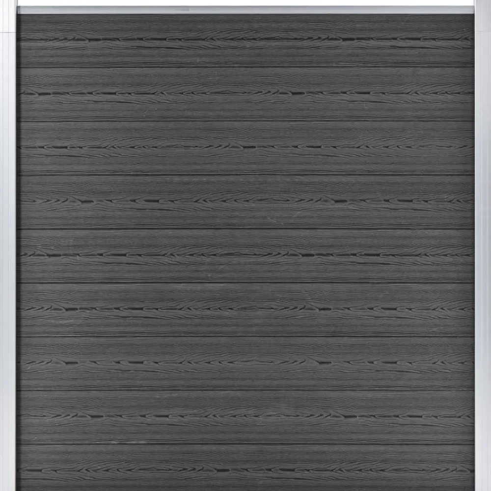 Outlet FinePRICE Aitapaneeli WPC 180x186 cm musta