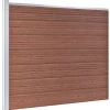 New FinePRICE Aitapaneeli WPC 175x146 cm ruskea