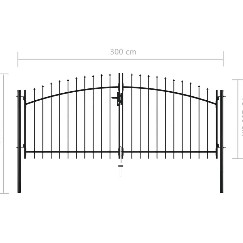 Clearance FinePRICE Aitaportti keihäskärjillä 300x150cm