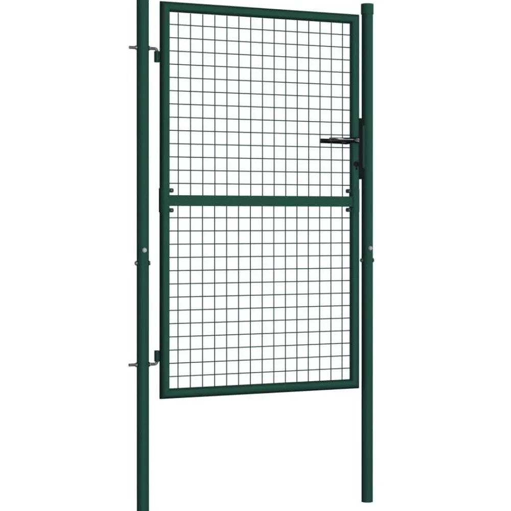 Best FinePRICE Aitaportti teräs 100x125cm vihreä