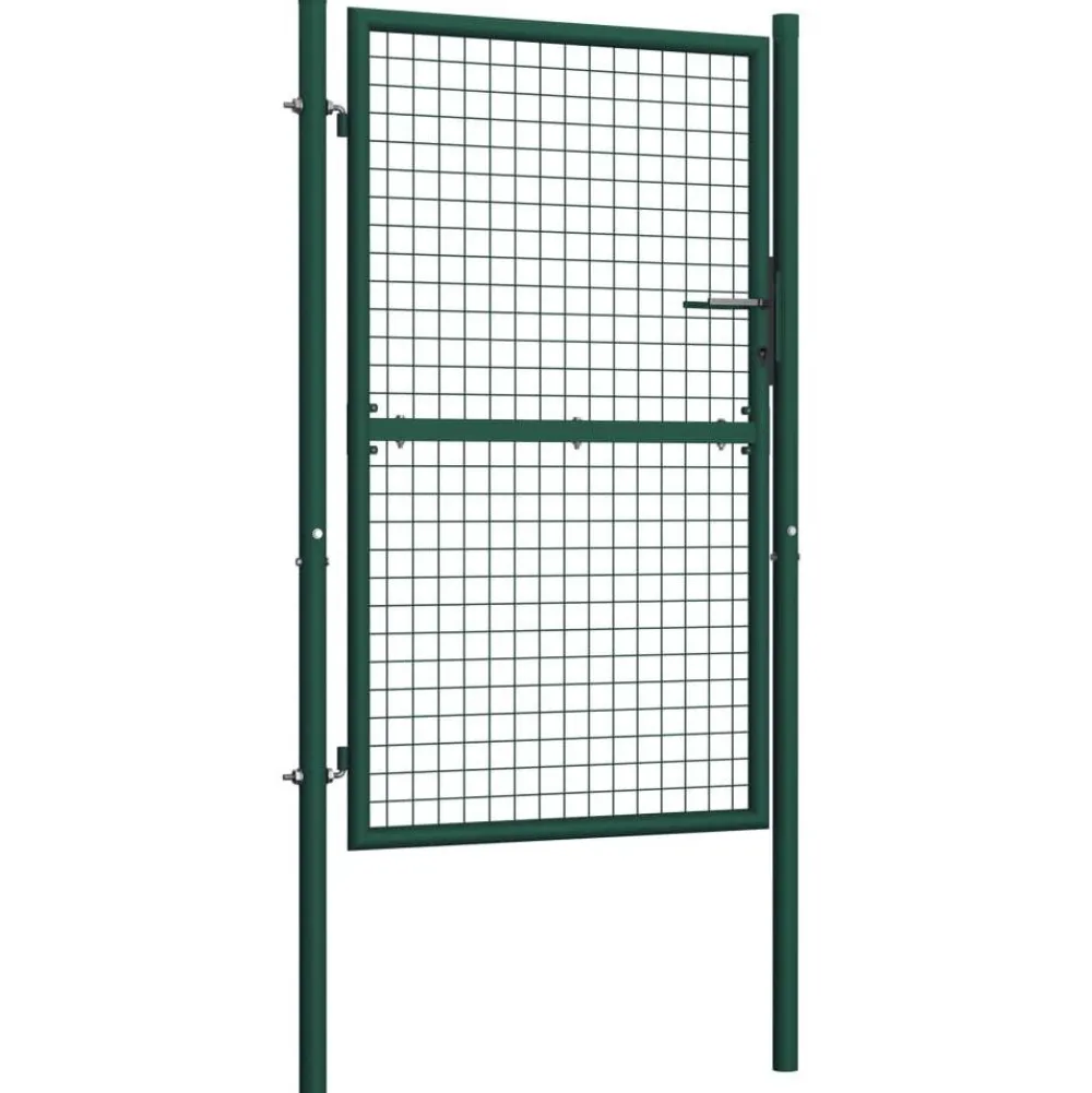 Online FinePRICE Aitaportti teräs 100x150cm vihreä