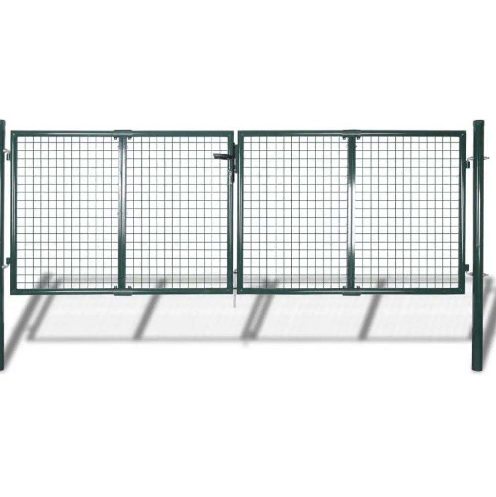 Discount FinePRICE Aitaportti teräs 306x150cm vihreä