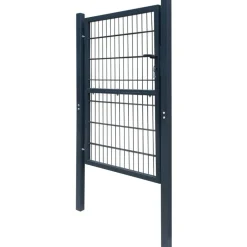 Outlet FinePRICE Aitaportti yksiovinen antrasiitin harmaa 106x190cm