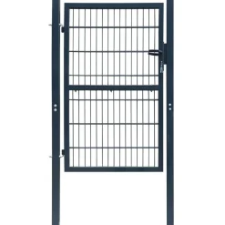 Clearance FinePRICE Aitaportti yksiovinen antrasiitin harmaa 106x230cm