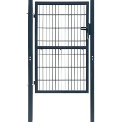 Clearance FinePRICE Aitaportti yksiovinen antrasiitin harmaa 106x210cm