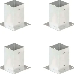 New FinePRICE Aitatolpan jalat 4kpl galvanoitu 91mm
