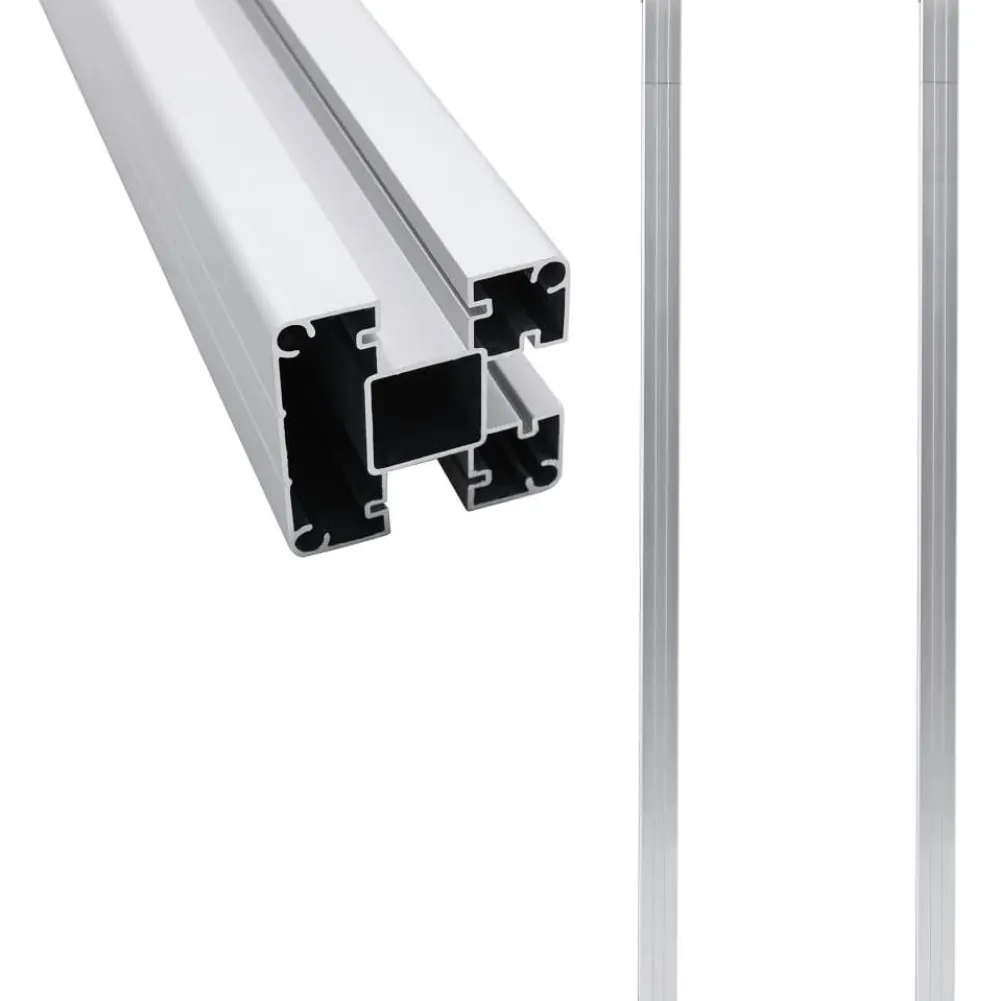 Best FinePRICE Aitatolpat 2kpl alumiini 185cm