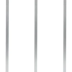 Outlet FinePRICE Aitatolpat 3kpl alumiini 185cm