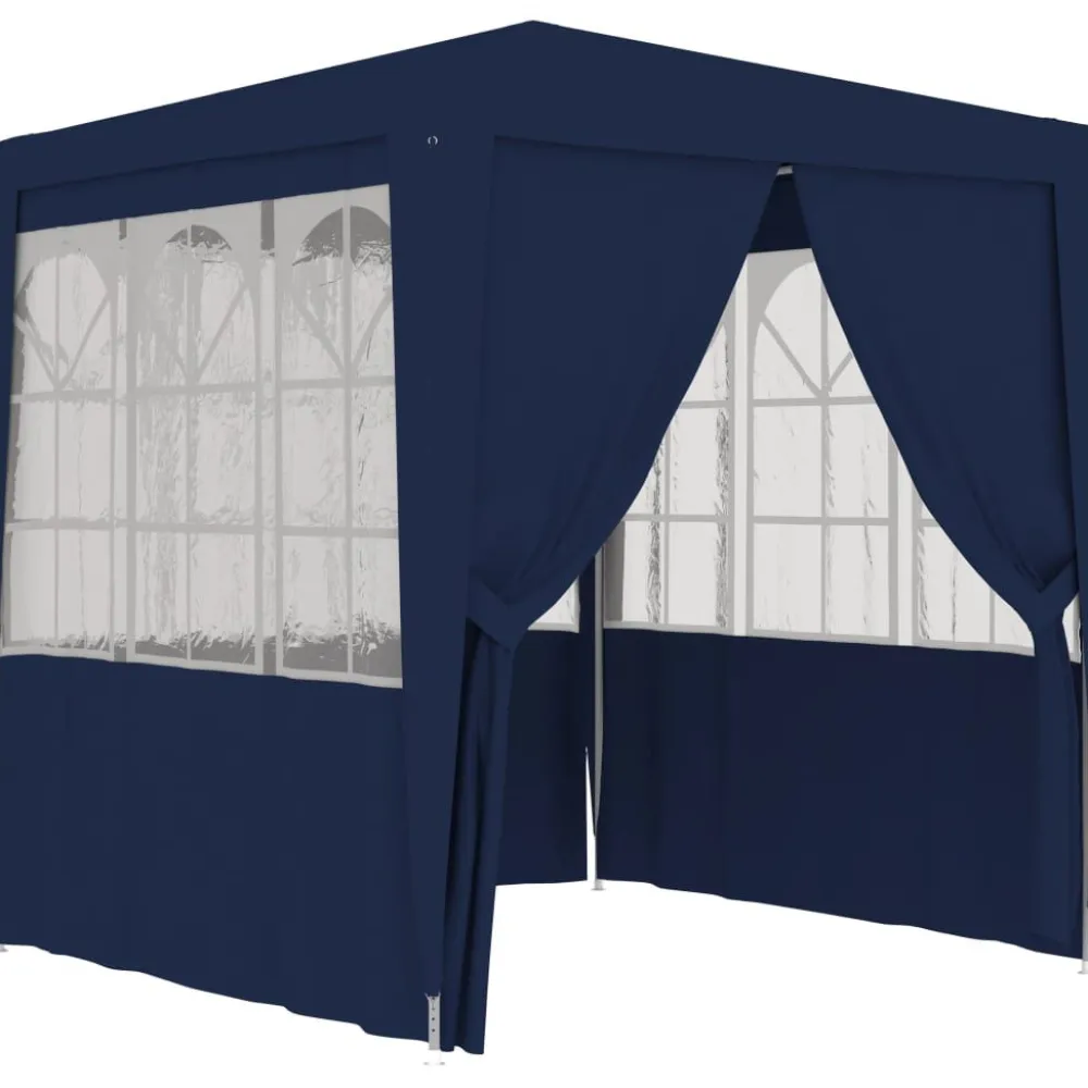 Outlet FinePRICE Ammattilaisten juhlateltta sivuseinillä 2x2m sininen 90 g/m²