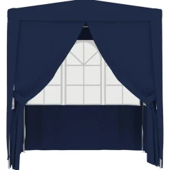 Outlet FinePRICE Ammattilaisten juhlateltta sivuseinillä 2x2m sininen 90 g/m²