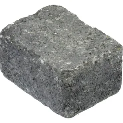 New Lakka Rakennustuotteet Antiikkikivi Lakka puolikas 119x89x60 mm musta