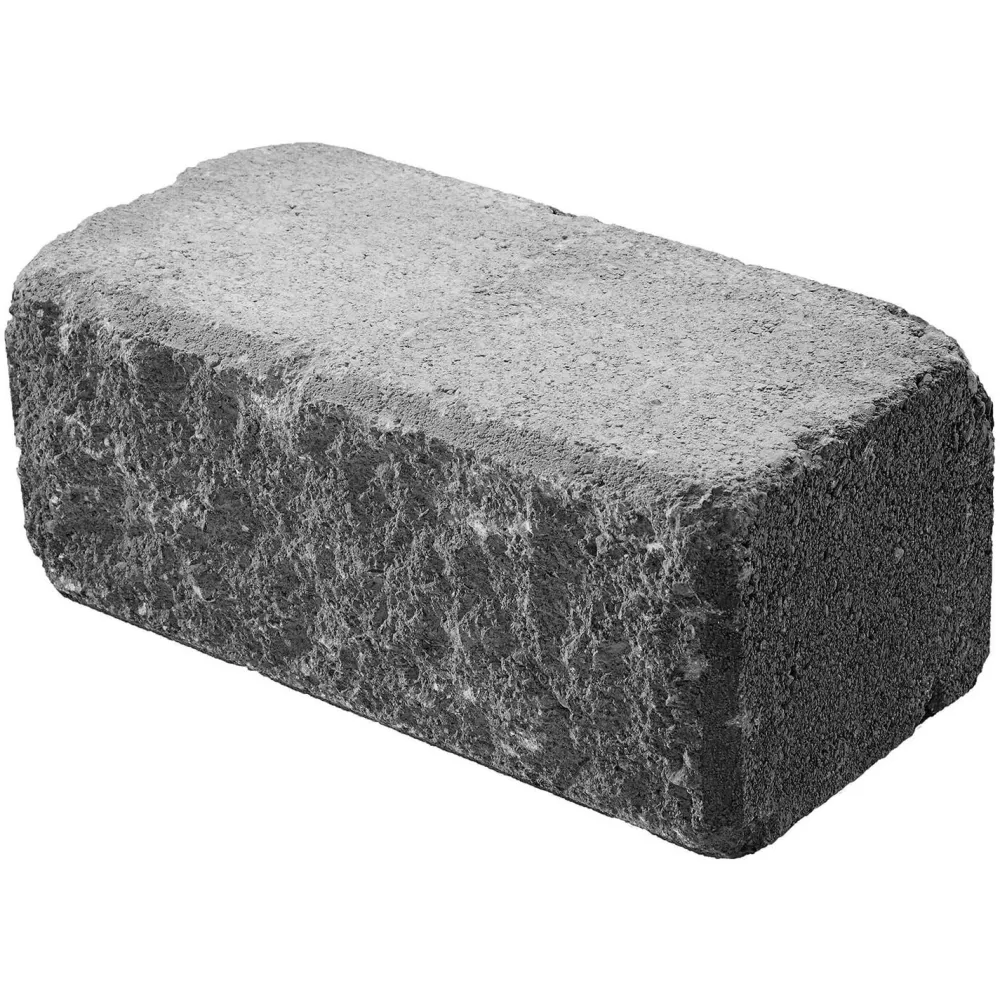 New Lakka Rakennustuotteet Antiikkimuurikivi Lakka lohko 360x180x150 mm musta