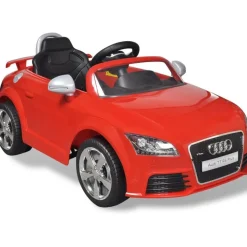 Best FinePRICE Audi TT RS istuttava auto lapsille kauko-ohjaimella eri värejä Punainen
