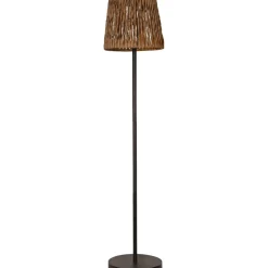 Star Trading Aurinkokennolattiavalaisin Cesta, 102cm, musta/ruskea